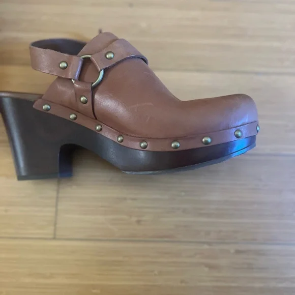 Kork-Ease Women's Brown Leather Dressy Clogs Mules /NWT sz 9 - Picture 8 of 9